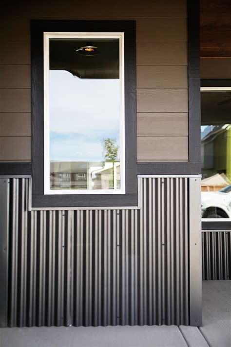 metal surrounding outside of house|exterior metal siding.